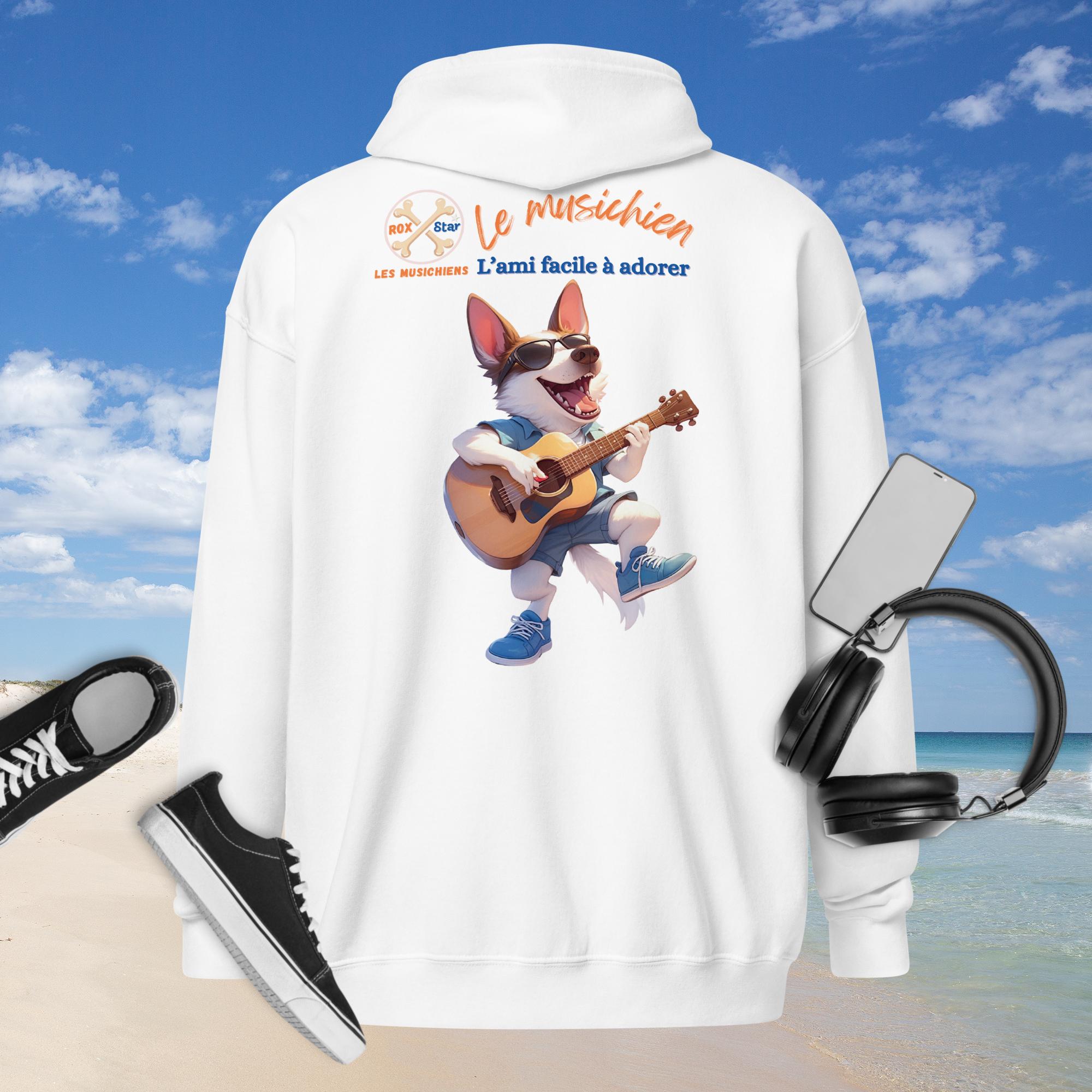 sweat à capuche épais unisexe à fermeture éclair