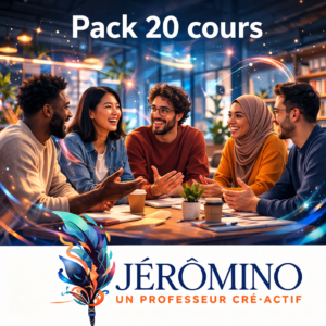 🚀 pack progression — 20 cours de conversation en français